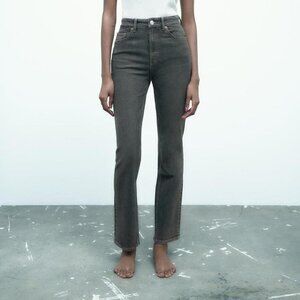 zara TRF stove pipe jeans
